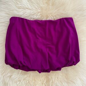 Susana Monaco Cropped Tube Top - Purple - X-Small